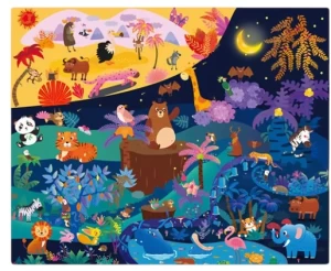 Пазл "Alternating day and night" 210 деталей