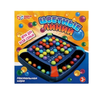 Խաղ սեղանի «Գունավոր գծեր» 3+ ||Настольная игра «Цветные линии» 3+ ||Board game "Colored Lines" 3+