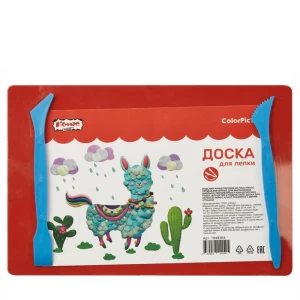 Доска для лепки Комус А5 с двумя стеками 21x14,8 см 