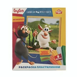 Set for coloring with plasticine