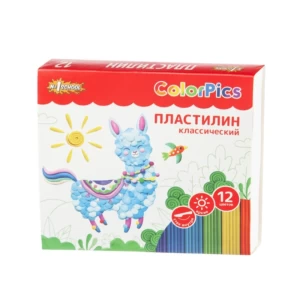 Пластилин №1 School ColorPics 12 цветов 240 грамм 