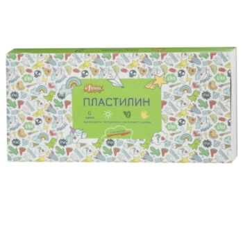 Պլաստիլին №1 School Отличник 6 գույն ||Пластилин №1 School Отличник 6 цвета ||Plasticine №1 School Excellent student 6 colors