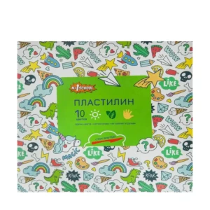Пластилин №1 School Отличник 10 цвета 