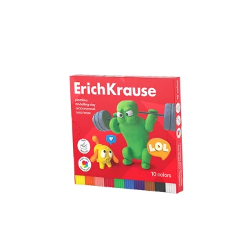 Պլաստիլին Erich Krause 10 գույն || Пластилин 10 цветов ErichKrause || Plasticine 10 colors ErichKrause
