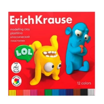 Պլաստիլին Erich Krause 12 գույն || Пластилин 12 цветов ErichKrause || Plasticine 12 colors ErichKrause