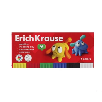 Պլաստիլին Erich Krause 6 գույն || Пластилин 6 цветов ErichKrause || Plasticine 6 colors ErichKrause