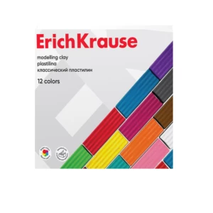 ErichKrause Basic 12-Color Plasticine