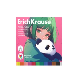 Պլաստիլին ErichKrause Panda Hugs 12 գույն 