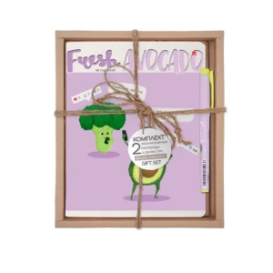 Набор канцелярских принадлежностей B&V Avocado A5 7-48-929-2/4