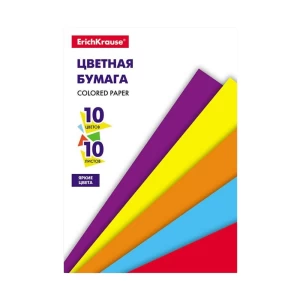 Colored paper sticky ErichKrause А4 10 colors