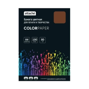 Թուղթ գունավոր Attache A4 80 գր 100 հատ 