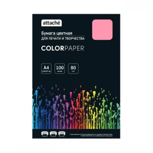 Colored printing paper Attache A4, 80 g/m2, 100 sheets 