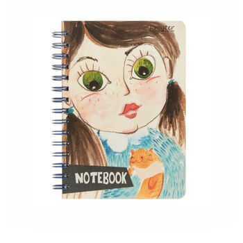 Նոթատետր տողանի Kroyter A5 զսպանակով 160 թերթ