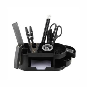 Stationery set Attache plastic 16 items black