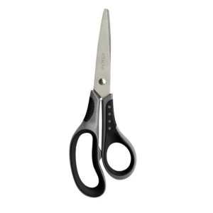 Scissors 195 mm Attache Graphite with plastic rubberized anatomical handles
