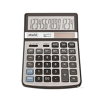 Հաշվիչ Attache 14 689479 ||Калькулятор настольный Attache CA-1217T 14-разрядный серый 197x140x29 мм ||Desktop calculator Attache CA-1217T 14-digit gray 197x140x29 mm