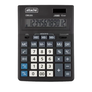 Attache CDB1201-BK 12-bit gray 205x155x35 mm