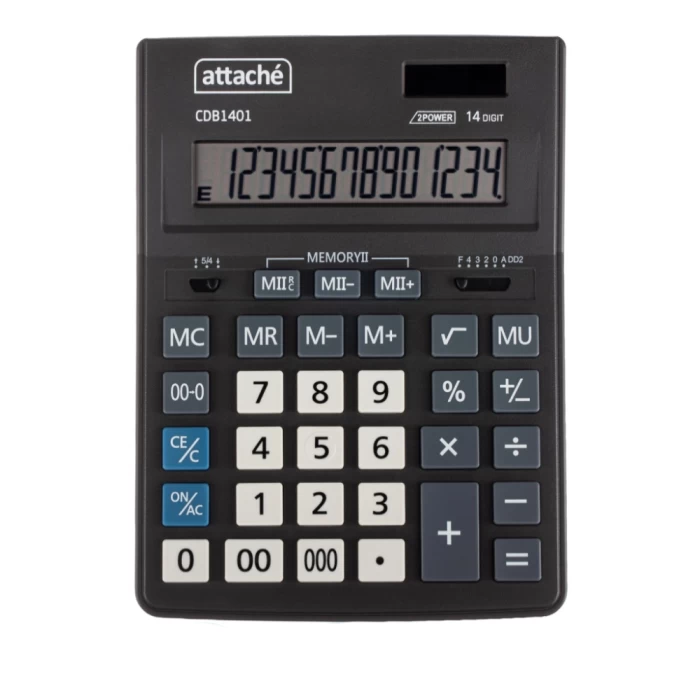 Attache CDB1401-BK 12-bit gray 205x155x35 mm