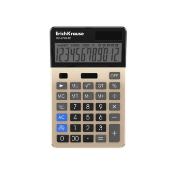 Հաշվիչ ErichKrause DC-2793-12 ||Калькулятор настольный 12-разрядов ErichKrause DC-2793-12 ||ErichKrause DC-2793-12 12-Digit Desktop Calculator