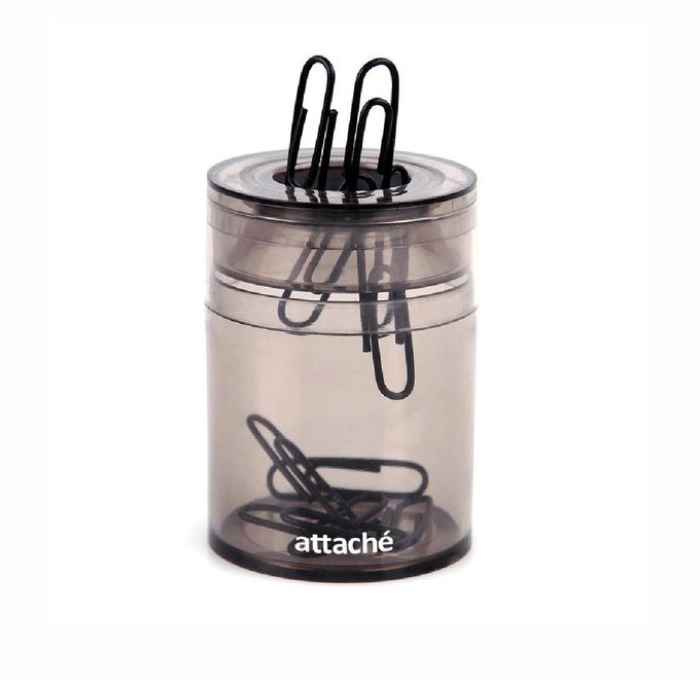 Ամրակների տարա Attache մագնիսական ||Скрепочница Attache магнитная пластиковая ||Clip holder Attache magnetic plastic