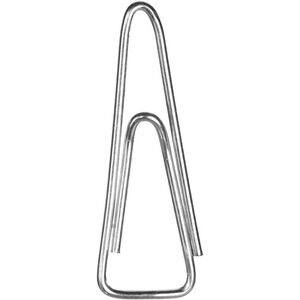 Clips 31 mm Attache metal nickel-plated (100 pieces per pack)