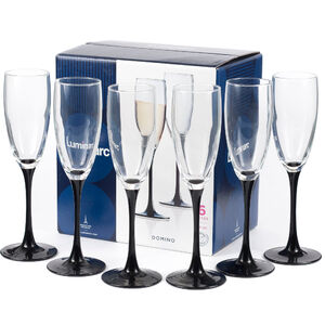 Champagne glass set Luminarc Domino 170 ml 6 pcs H8167