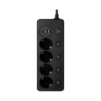 Երկարացման լար 2 մ 4 տեղ ||Удлинитель 4 розеток 2 м  ||Extension cable 4 sockets 2 m