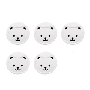 Set of 5 Round Socket Protective Covers