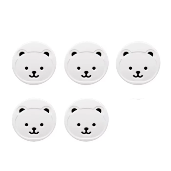 Set of 5 Round Socket Protective Covers