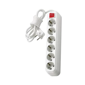 Extension cable Makel, 6 sockets, 5 m