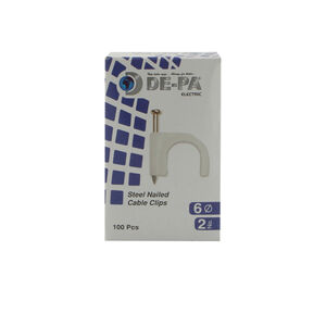 Plastic staple with a nail (clip) De-pa N2 100 pcs
