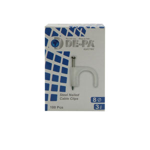 Plastic staple with a nail (clip) De-pa N3 100 pcs