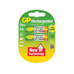 Аккумулятор GP AA (HR06) 2100mAh 2BL 