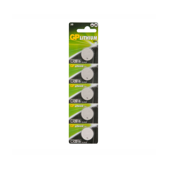 Lithium disk battery GP Lithium CR2016-7CR5 3V
