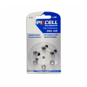 Battery Pkcell 1.4V A10 6pcs