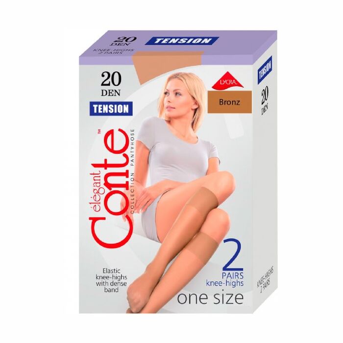 Носки Conte Tension 20 Den 2 шт. 