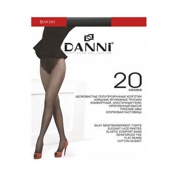 Զուգագուլպա Danni Bikini 20 Den Black ||Колготки Danni Bikini 20 Den Black ||Tights Danni Bikini 20 Den Black