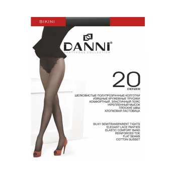 Զուգագուլպա Danni Bikini 20 Den Black 