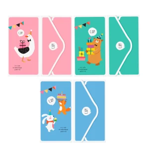 Meshu Birthday friends Postcard 8.5 x 16.4 cm
