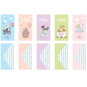 Открытка Meshu Happy wishes 8,5x16,4 см 