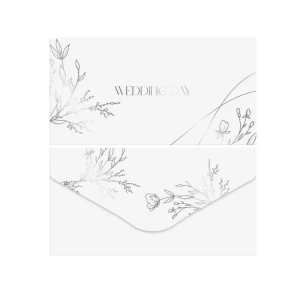 Meshu Wedding Postcard 8.5 x 16.4 cm