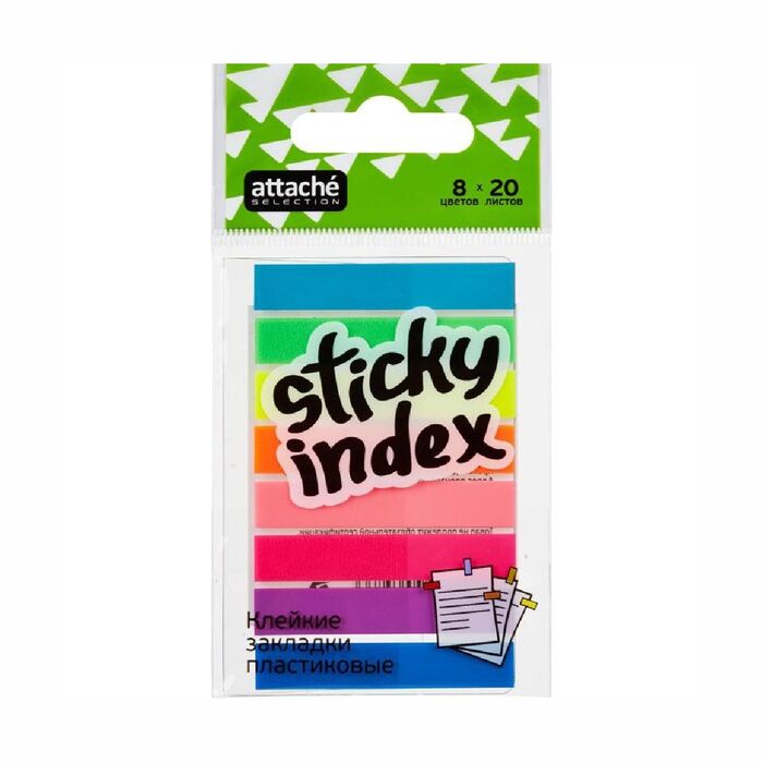 Էջանիշ Attache 8 երանգ 160 հատ 