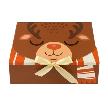 Նվերի տուփ ամանորյա 27x26 սմ 