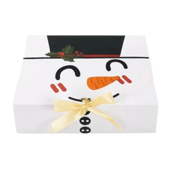 Նվերի տուփ ամանորյա 27x26 սմ 