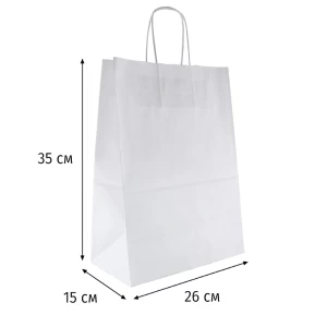 Տոպրակ կրաֆտ Aviora 80 գր/մ 26х15х35 սմ 