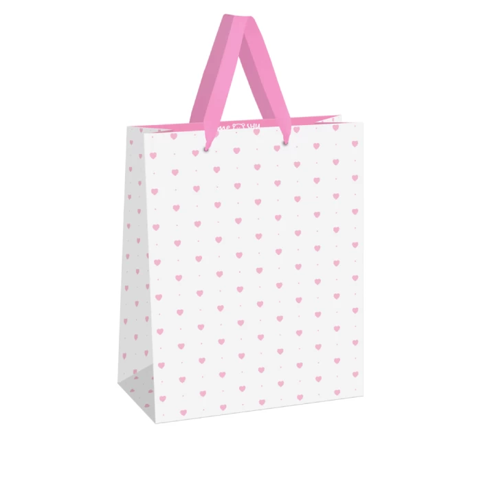 Meshu Hearts Pattern Gift Bag 23x32x12 cm