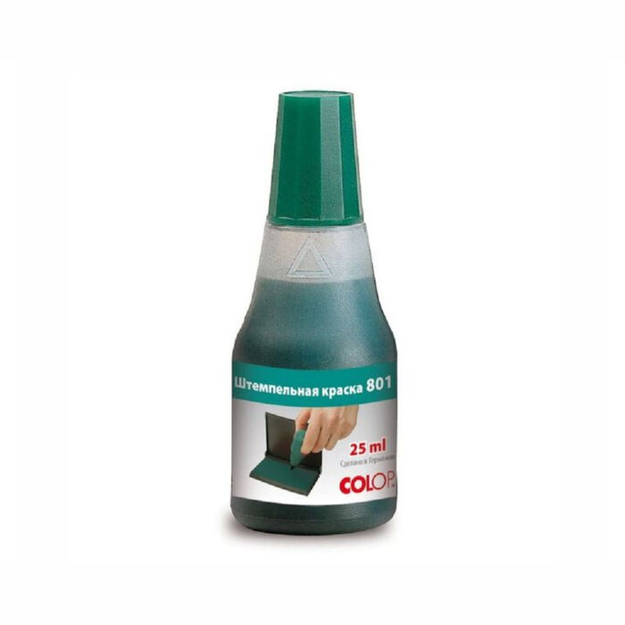 Stamp ink Colop 801 analogue green 25 ml