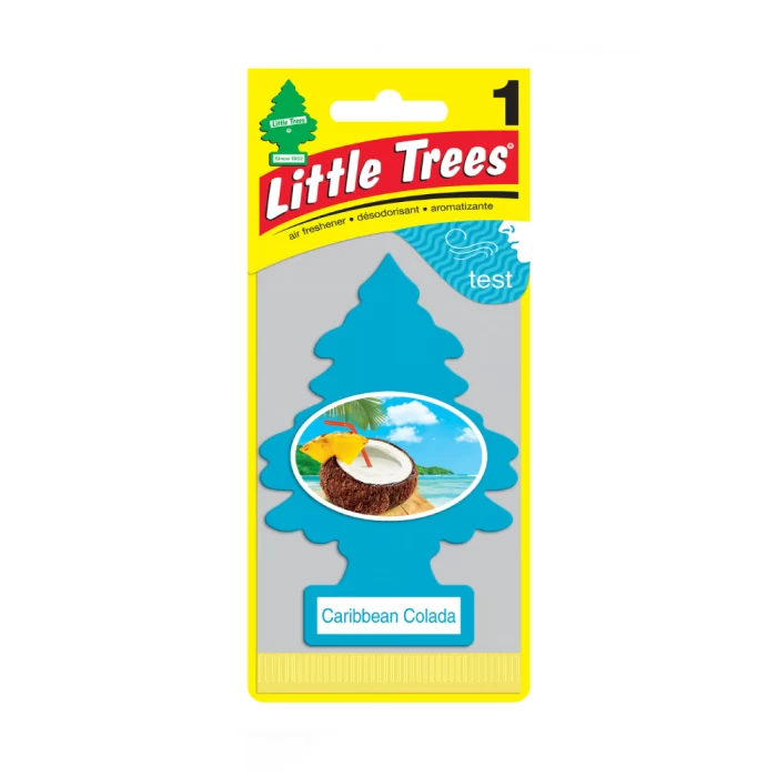 Car Air Freshener Little Trees Caribbean Colada