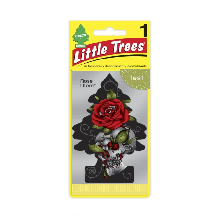 Car Air Freshener Little Trees Rose Thorn