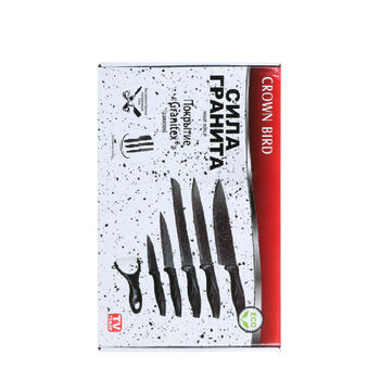 Դանակների հավաքածու Crown Bird 6 հատ ||Набор ножей Crown Bird 6 шт. ||Knife set Crown Bird 6 pcs